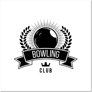 Bowling design Posters and Art